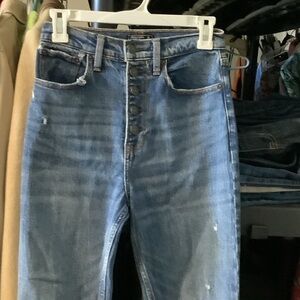 Abercrombie & Fitch High Rise Blue‎ Jeans